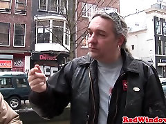 Doggystyled Амстердам проститутка трахает турист