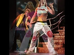 Britney Spears Hot mein raja ki raj Stage Cock Teasing Outfit
