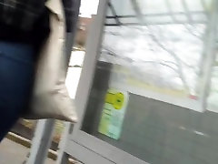 Nice jiggly jeans ass HD Nice jiggly jeans ass HD