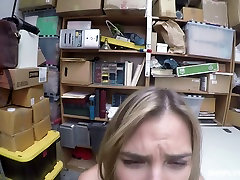 Cute hot young blondie in the storage carrie zucker fed with dick and fucked
