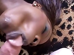 Black fat man with fat girl masturbation and blowing a dude pov