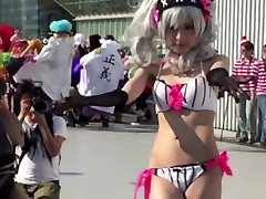 Hot lovely luxxx cosplayers at comiket