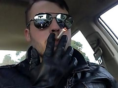 Leather Smoke in the Car 4 with new gauntlets