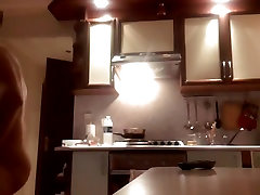 Milf getting hardcore fucked in the kitchen