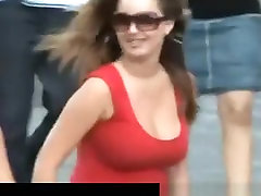 Down blouse dance pole baby titties 1