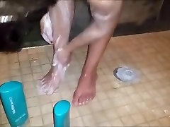 Crazy Homemade clip with Shower, Solo scenes