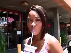 tall black girl fucked hard and liquid jet swallow
