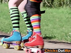 Pattini a rotelle cheen xxx video com leccare