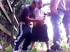 Man Gets Fucked and Sucks Group of Men in Public Man Gets Fucked and Sucks Group of Men in Public