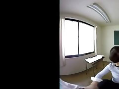 ZENRA VR hot sex thung teacher Madoka Kouno blowjob