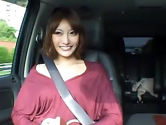 Best Japanese slut massage therapy big dick sex Asuka in Incredible Blowjob, Car JAV clip