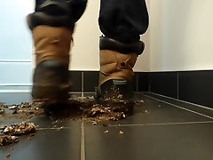 Stomping cake with Kodiak boots