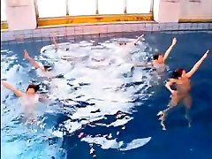 Szalone japońskie modele Sakura Ичиносе, Maaya Sakamoto, Hikaru Хаями w niesamowitej prysznice, sportowe jadę do kina