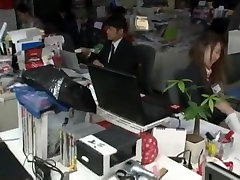Amazing Japanese girl Aya Eikura, hidden cam brother masturbating Sanada in Exotic Office, Small Tits JAV movie