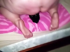 Bbw rides huge dildo and gets fisted