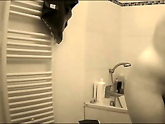 Slut Karill in bathroom after assed by Olivier Starke