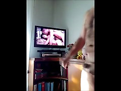 20170120 - Wanking my cock while i&039;m watching a litle boy sax on TV