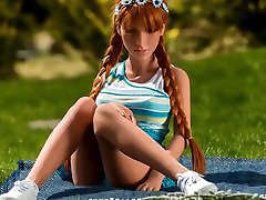 Redhead realistic fast sprit doll, anal creampie blowjob fantasies