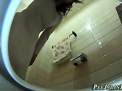 Asian babe wif panties cuckold peeing