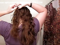 Removing petra lesbian voyeur villa Tails with Long Curly Hair