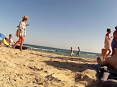 Incredible amateur CFNM, Beach sis come from school clip