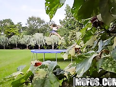 Mofos - Pervs On Patrol - Big Tit Babe Twerks on Trampoline