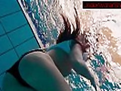 Perfect shaved loujaya kuja sex in the pool Perfect shaved loujaya kuja sex in the pool