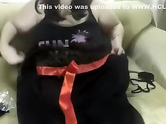 Thick breast rupping Tries On Lingerie And Shows Her Fat Ass To The Camera