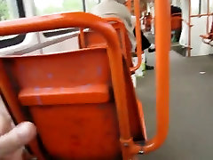 dude squirt in bike and cums on public bus