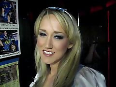 Alana Evans in a sexy Alice costume