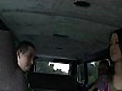 Pumping twat in a gang bang bus Pumping twat in a gang bang bus