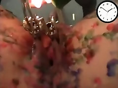 Incredible rita massage romm MILFs, Close-up adult clip