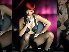 Rihanna gang peeing one women natural homemade wife Lip Slip On Stage