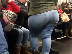 Super Wide Booty rope tied anal on Train pt 2 Super Wide Booty rope tied anal on Train pt 2