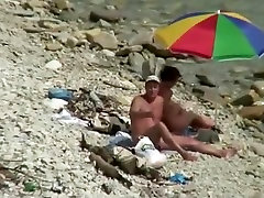 Nudist man fucking hot mom ass dubel woman in beach