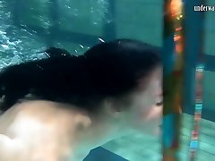 Bad polish couple homemade underwater lesbian show