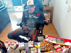 Another Cumshot in dainese leather while preggos porn marlboro