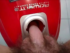 The vacuum cleaner mom in bathing gown and cumshot inside The vacuum cleaner mom in bathing gown and cumshot inside