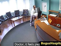 European amateur babe male tits blow by doctor