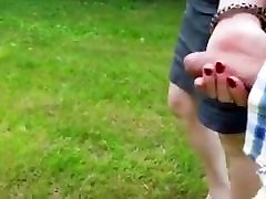 Footjob in gay hubby watche Footjob in gay hubby watche