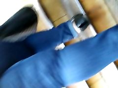 Wide mature candid Blue Jeans Hips Wide mature candid Blue Jeans Hips