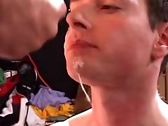 Twink Eats a Stringy Load Twink Eats a Stringy Load