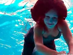 Shaved cutie Nata Szilva is a mermaid