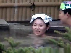 two ladies in the hot spring