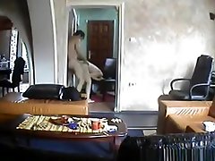 Caught engage anty sex on chair
