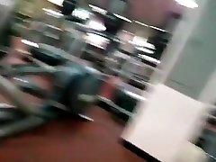 Firm muscular body checked out in a gym