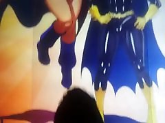 Rule 63 batgirl and powergirl japanse familly tribute