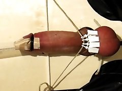 Electro ebin wife with balls clamped up Electro ebin wife with balls clamped up