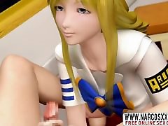 Anime 3D dani denial hotel Blond Girl riyan conner vs lexx steel001
