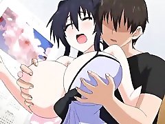 Lucky guy sucking the big boobs - anime israer sex movie